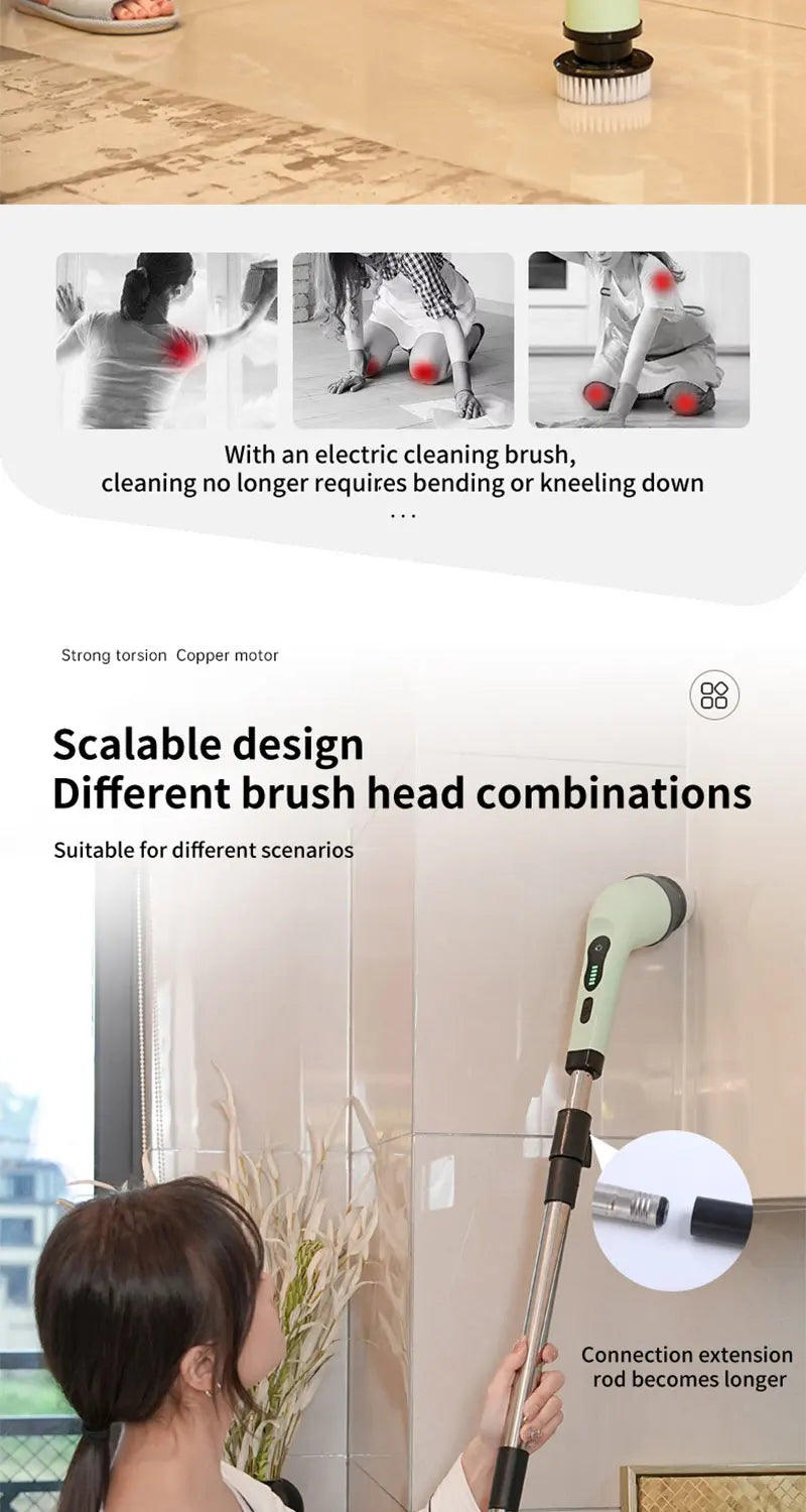 Electric Cleaning Tools Parlour Kitchen Bathroom Cleaning Gadgets