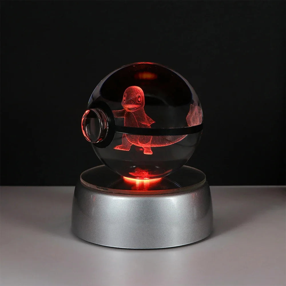 Pokemon Crystal Ball Pikachu Gengar Eevee Mewtwo Lacario Anime