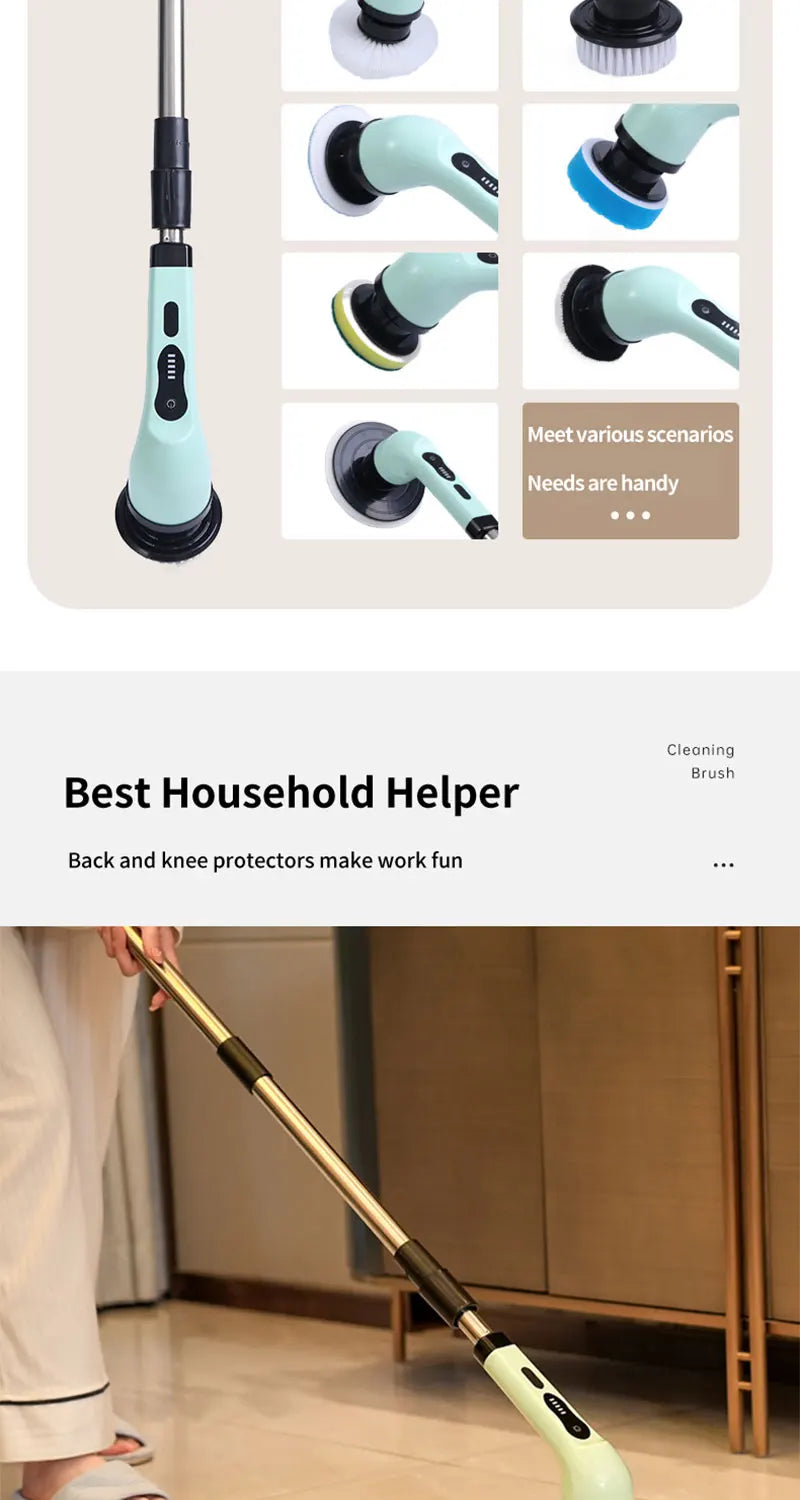 Electric Cleaning Tools Parlour Kitchen Bathroom Cleaning Gadgets