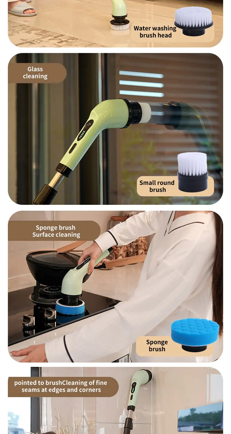 Electric Cleaning Tools Parlour Kitchen Bathroom Cleaning Gadgets